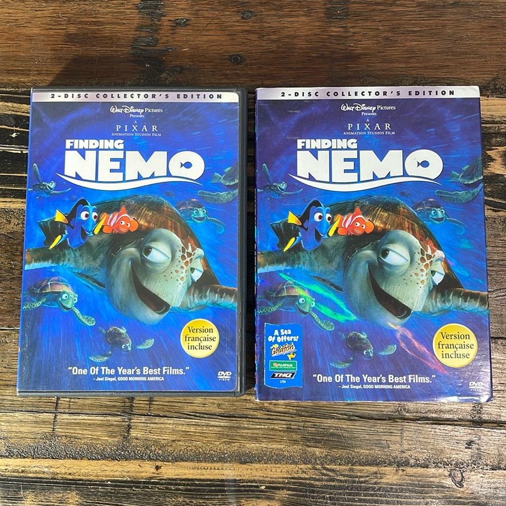 Finding Nemo DVD with cardboard cover